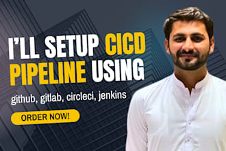 set up a cicd pipeline using github actions, gitlab cicd, circleci, or jenkins