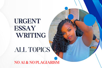 do urgent essay writing as an essay writer