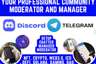 manage your crypto telegram community with 10 chatter to ensure nonstop activity