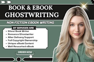 write non fiction ebook ghostwriter ghost book writer romance novel ghostwriter