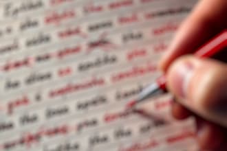 check your writing to ensure a high standard
