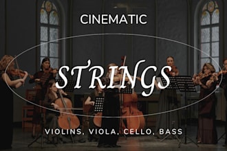create inspirational hopefull strings music for your video