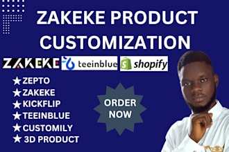 zakeke product customization, shopify zakeke, customily, 3d product,live preview