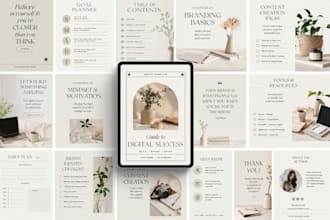 design canva ebook, digital planner, workbook design, canva ebook,  journal