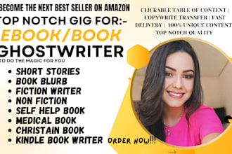 be your ebook ghostwriter, kdp book writer, ghostbook writer, non fiction