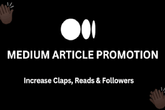 do massive promotion for your medium article