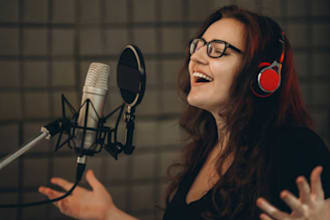 be your korean female singer kpop, jpop, edm jazz music , custom song with metal