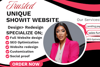 design revamp, customize showit website beautiful squarespace showit template