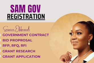 register you on samgov, cage code, uei, mbe, 8a bid proposal government contract