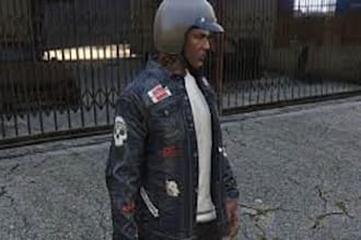 create  custom fivem clothing, mc kuttes both patch, fivem eup biker vest police