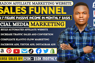 build amazon affiliate website, affiliate marketing sales funnel, link promotion