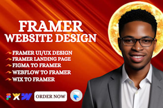 redesign framer website framer landing page framer ui ux move figma to framer