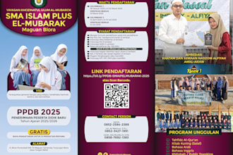 design professional meeting invitation flyer or brochure or poster