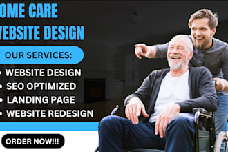 homecare website healthcare elderly care medical website