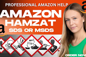 sds amazon hazmat, msds safety data sheet, cpc, gpsr amazon compliance document