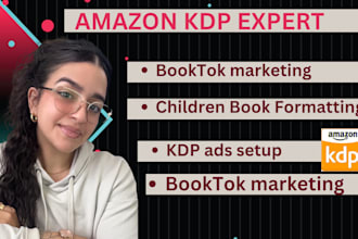 do children book formatting amazon book marketing kdp ad viral booktok promotion