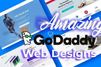 develop a professional and responsive godaddy website