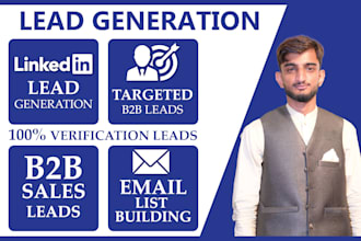do linkedin leads, targeted b2b leads, sales leads, email list building