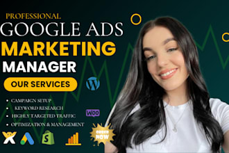 setup google ads adwords manager PPC campaigns shopping ads SEM marketing expert