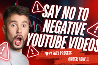 permanently delete negative youtube videos bad channels