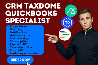 setup bitrix24 zoho hubspot quickbooks accelo liscio taxdome xero thryv base crm