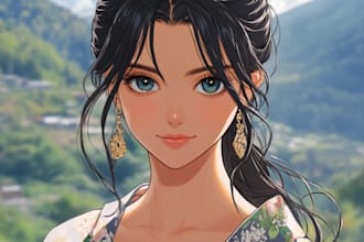 do custom anime portrait