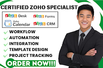zoho desk zoho forms healthcare wellness zoho calendar appointment booking crm