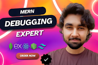 fix bugs in your react node express mongodb mern stack web application