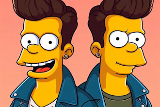 art a high quality yellow cartoon character
