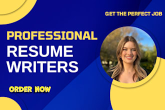 write and upgrade your executive, director, vp, or senior level resume, CV
