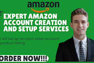 create and optimize amazon account professional setup for sellers and brands