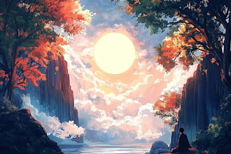 draw background for anime, video, visual novel,