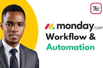 setup monday, clickup project management, and automation
