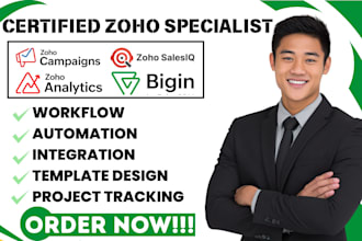 real estate zoho bigin zoho campaigns follow ups zoho salesiq zoho analytics crm