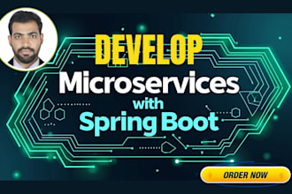 build java springboot rest api, or microservices development
