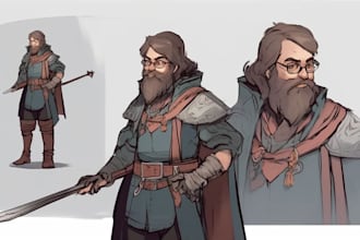draw d and d character art and dnd character art