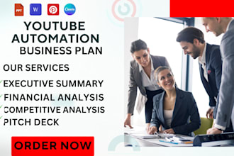 develop 2025 investor ready youtube automation business cash cow business plan