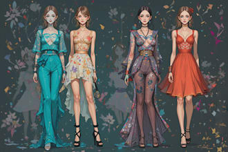 create a fashion illustration for your brand