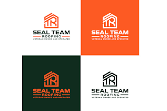design army veteran roofing company logo