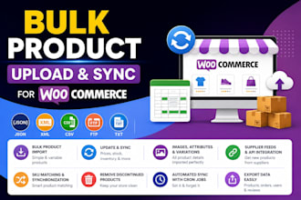 automate woocommerce product import using CSV XML json API ftp