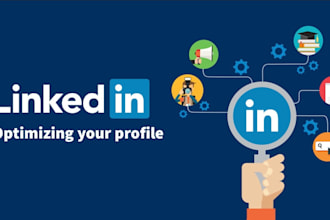 completely build your linkedin account or company page and optimize the profile