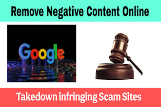 permanently remove mugshots cases articles news delete negative links on google