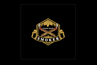 create high quality and beautiful cigar logo design