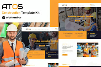 build a website for a construction, plumbing, roofing, and handyman