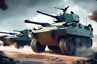 draw military themed illustrations