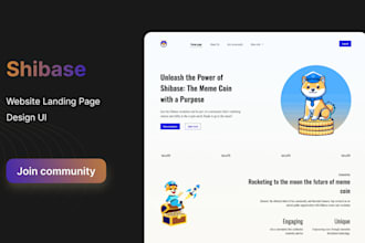 build crypto memecoin website, token ico listing landing page, crypto meme logo