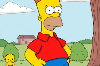 turn you into your favorite simpson character