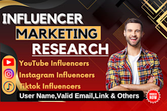 find best youtube, instagram and tiktok influencer list for influencer marketing