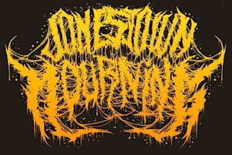 design your black, slamming, brutal, death metal logo