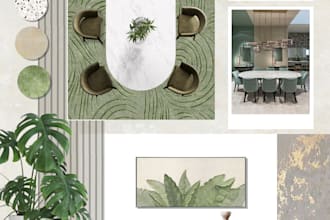 do architectural moodboards for your space and create designs